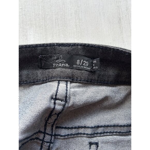 Prana Womens Dark Gray Mid-Rise Bootcut Denim Jeans Size 8/29 - Picture 11 of 11